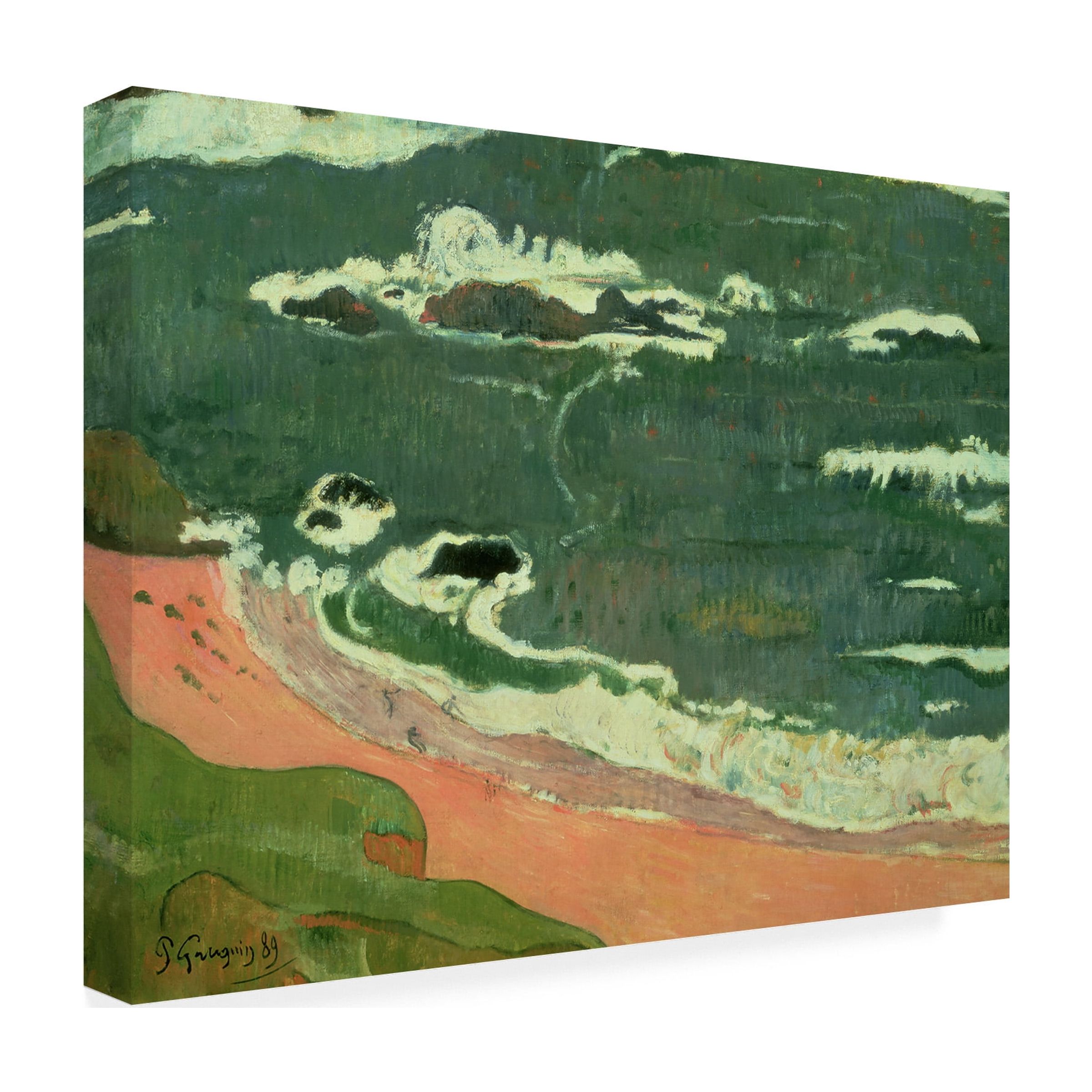Trademark Art "Beach at Le Pouldu 1889" Canvas Art by Paul Gaugin, image 3 of 4